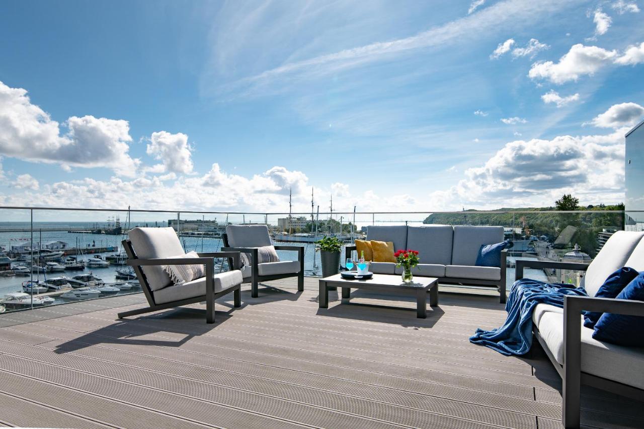 Yacht Park Premium Apartment Sea View Гдиня Екстериор снимка